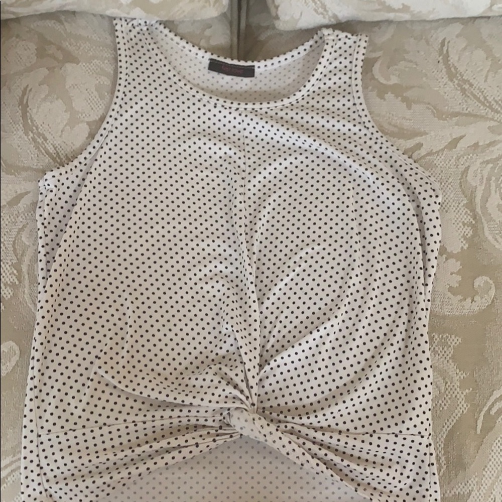 Polka Dot Crop Top